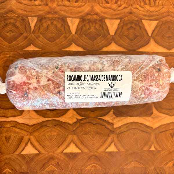 ROCAMBOLE BOVINO C/ MASSA DE MANDIOCA