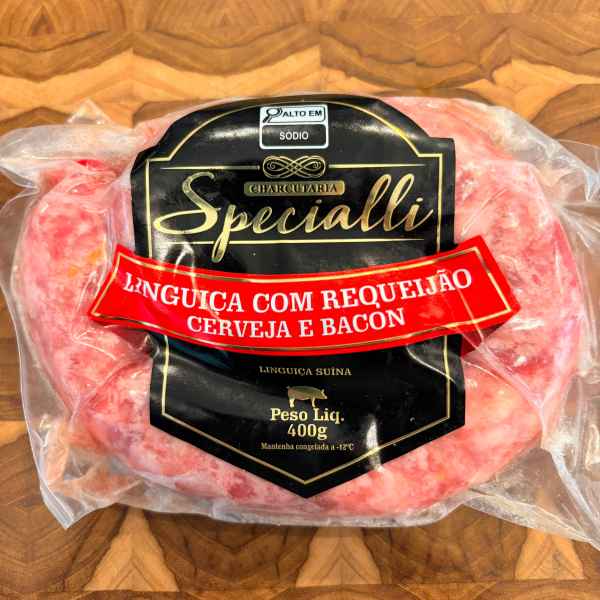 Linguiça Suína CERVEJA REQUEIJÃO - Linguiça - 400g
